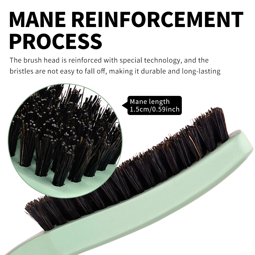 Non-Slip Handle Beard Brush